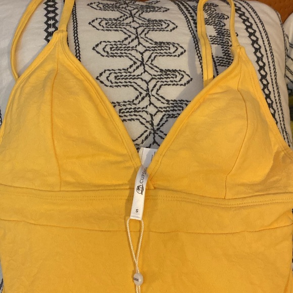 Saint Tropez Paneled V-Neck One Piece Swimsuit NWT - Picture 8 of 14